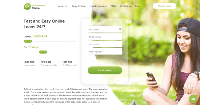 Online Loans Pilipinas - Loans up to ₱20 000