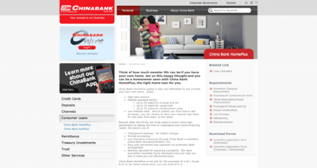 Chinabank - Loans up to ₱2 000 000