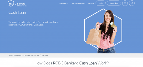 RCBC Bankcard Cash Loan